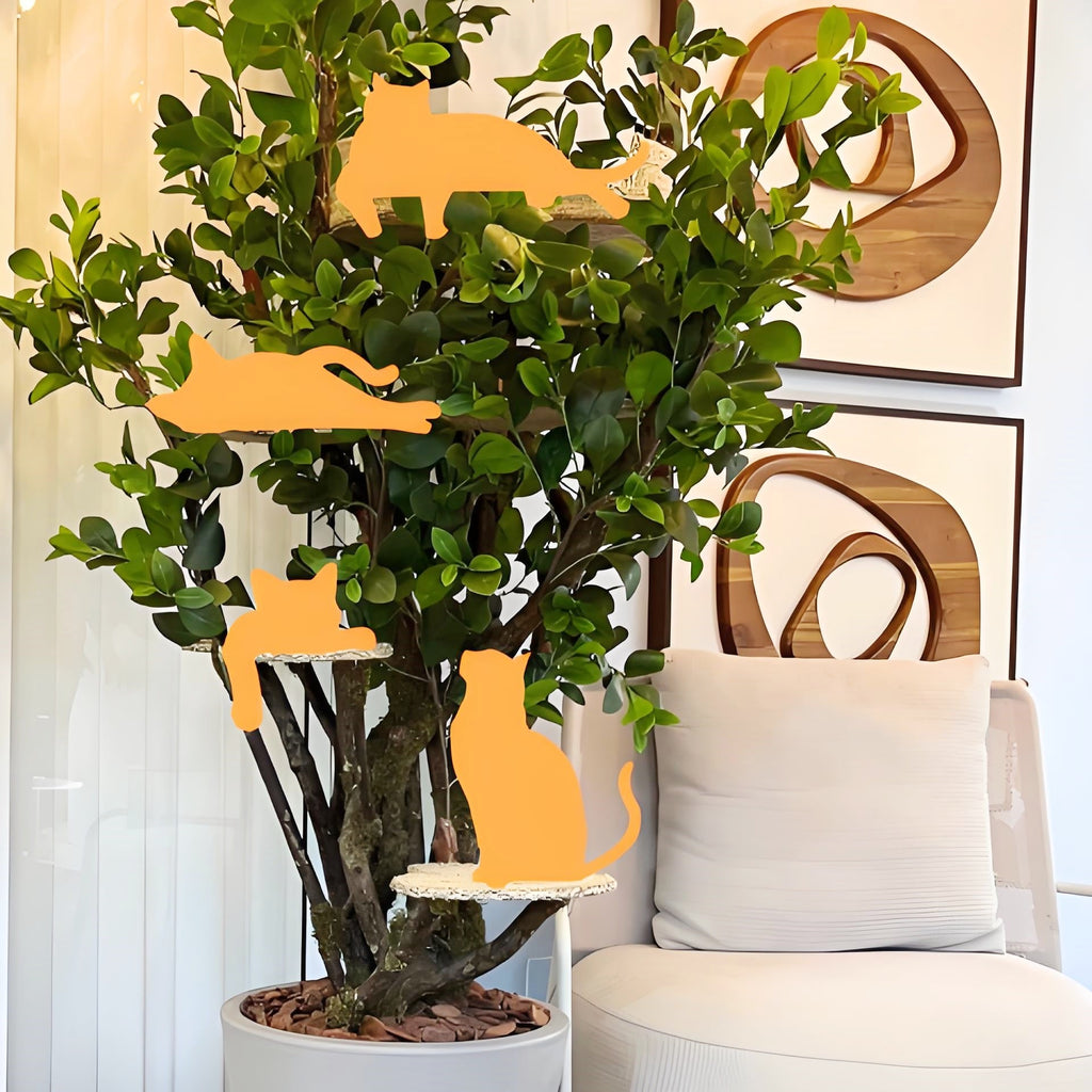 1.8 m Bungalow Cat Tree — 4-Tier Fun for Cats