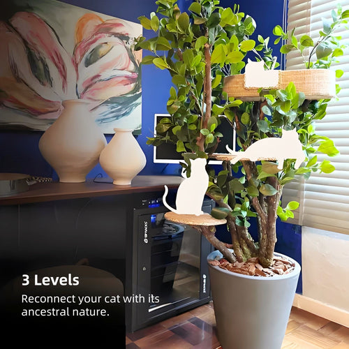 1.6m Bungalow Cat Tree | 3 Levels
