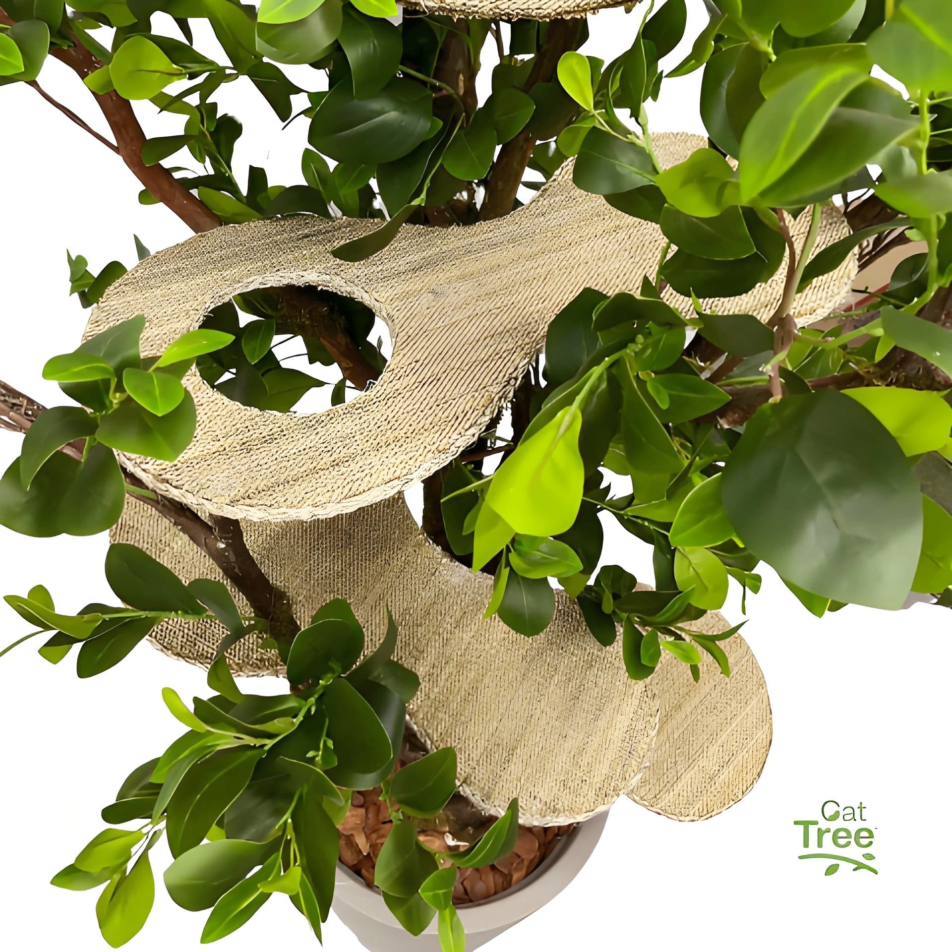 1.8 m Bungalow Cat Tree — 4-Tier Fun for Cats